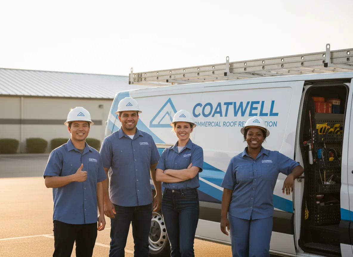 Commercial roof coating company in Roseland, VA